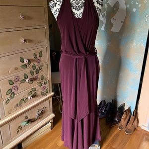 Newport News’s Shape FX purple halter dress